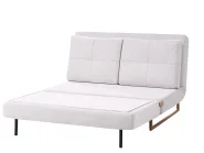 Living Room Set 6 Seater JERSLEV Fabric Off-White_1013244