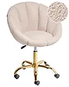Desk Chair ANNABELLE Boucle Beige