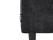 Sofa 3-Sitzer SKARO Chenillegewebe Schwarz_1156716