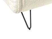 Single Sofa Bed VESTFOLD Boucle Off-White_930415