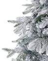 Künstlicher Weihnachtsbaum schneebedeckt 210 cm weiß TOMICHI_782995