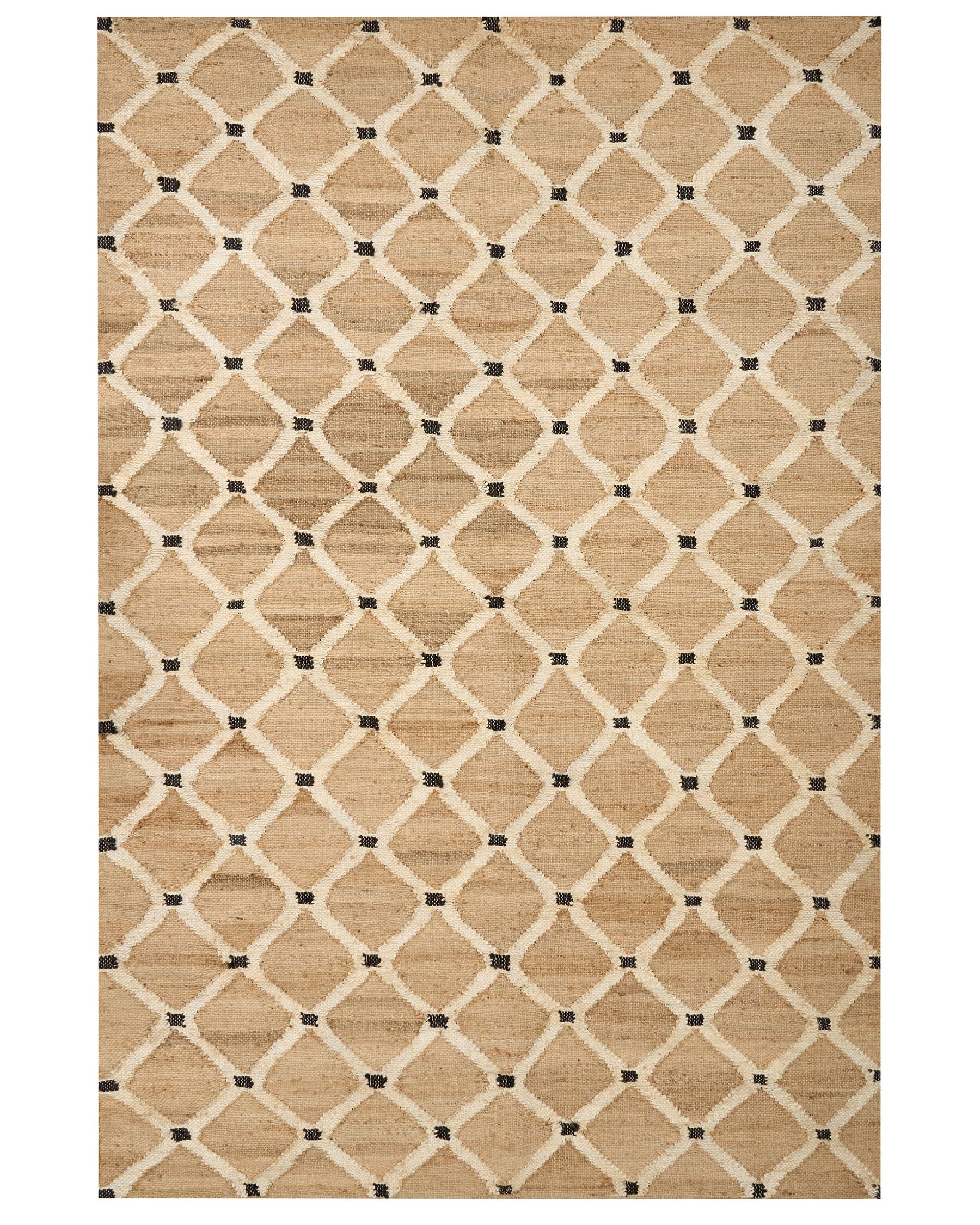 Jutový koberec 200 x 300 cm béžový KALEKOY_885090