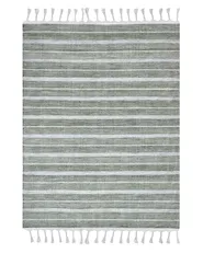 Rug BADEMLI Dark Green 140 x 200 cm_846533