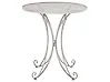 Bistro Table CILENTO 71 cm 71 cm Metal Grey