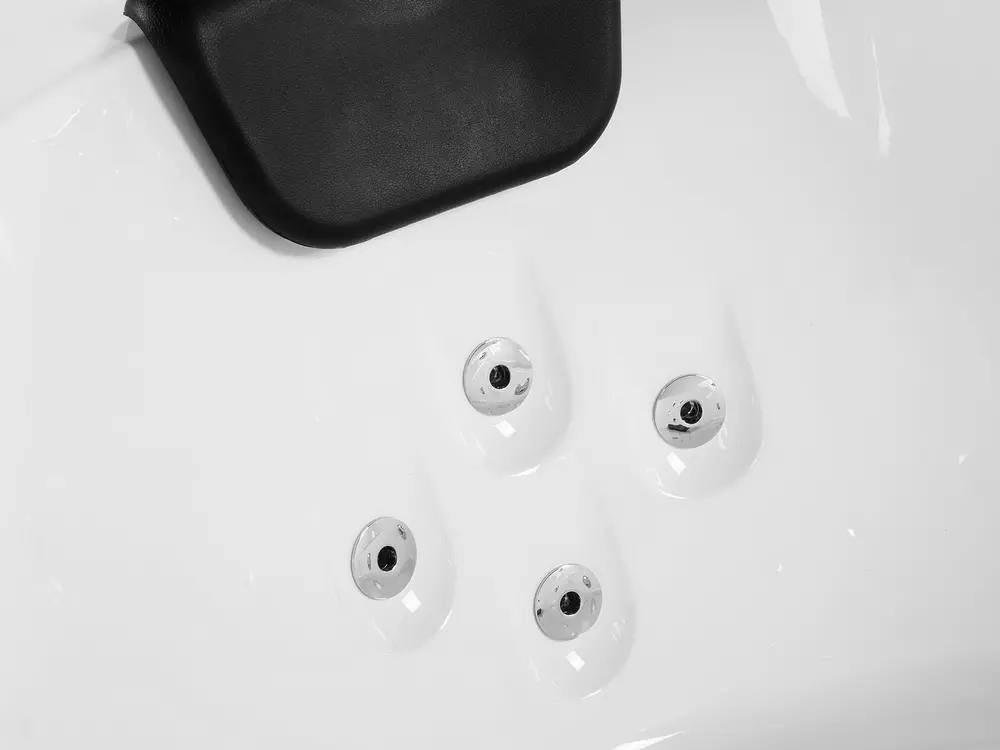 Corner Hot Tub with LED MARTINICA 2140 x 1550 mm White_679199