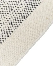 Rug KETENLI White 80 x 150 cm Wool_847441
