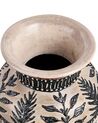 Terracotta Decorative Vase 40 cm Brown and Black SIAK_849790