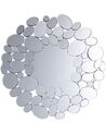 Okrągłe lustro ścienne ø 70 cm srebrne LIMOGES_904009