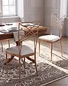 Set of 2 Dining Chairs GIRARD Metal Rose Gold