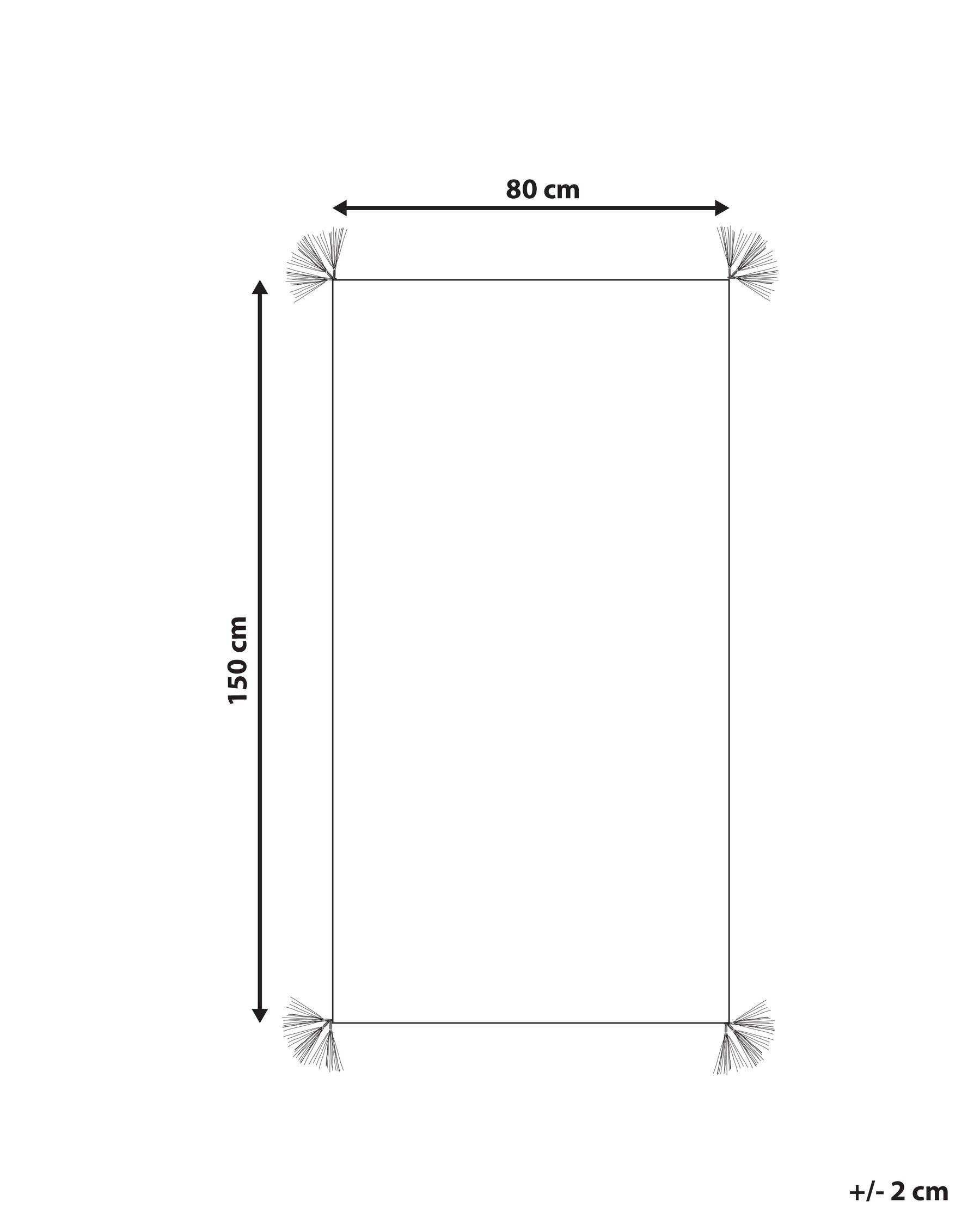 Shaggy Area Rug 80 x 150 cm White KARTAL_747638 Shaggy Area Rug 80 x 150 cm White KARTAL_747638