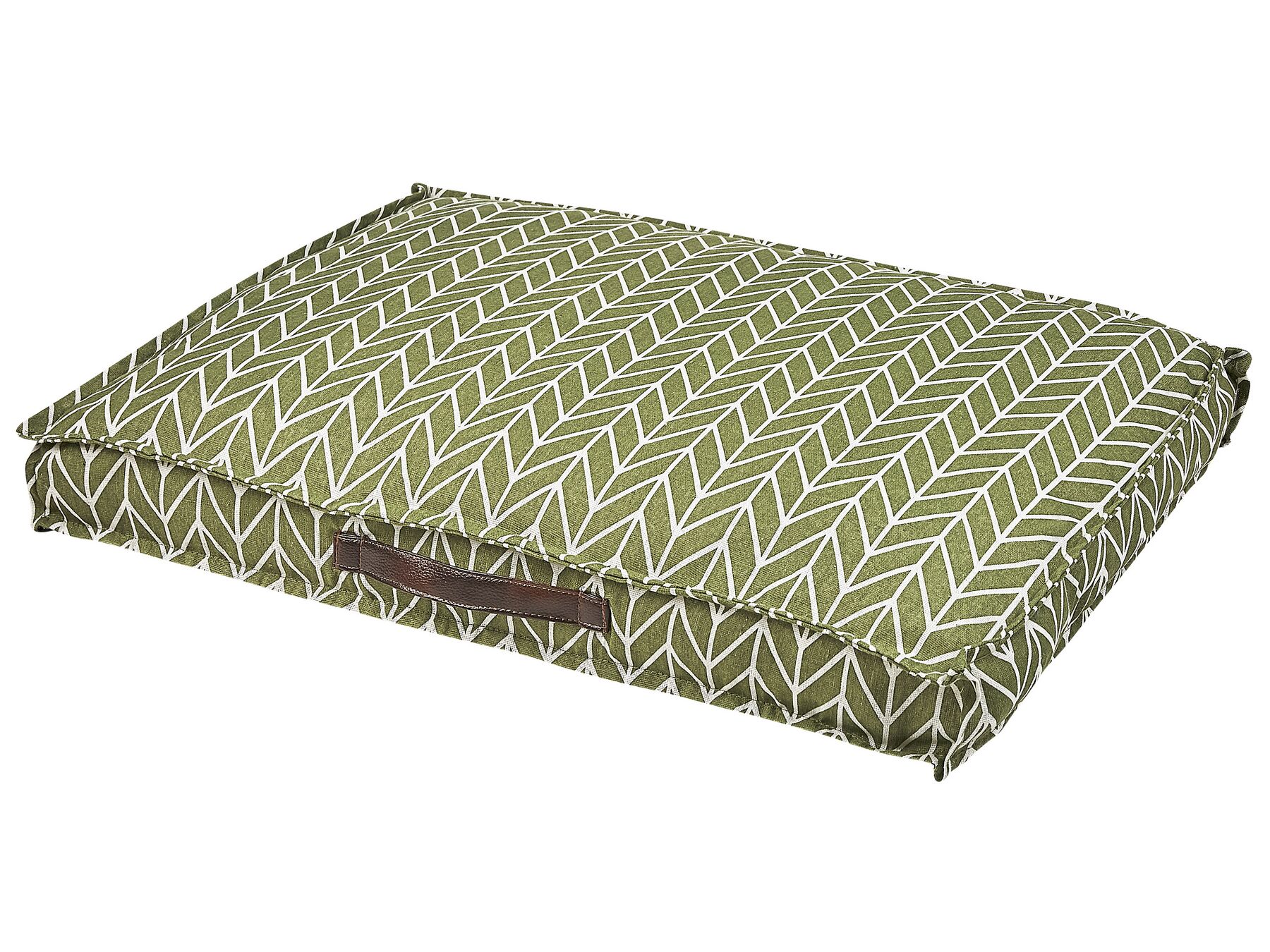 Faux Linen Pet Bed 70 x 50 cm Green PAYAS_826708