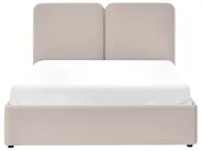 Bett mit Stauraum ARBOIS Stoff Beige 160 x 200 cm_1023163