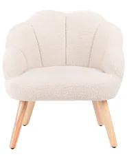 Kids Armchair MILAND Boucle Light Beige_989218