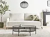 Sofá cama 3 plazas HEMING Bouclé Blanco crema
