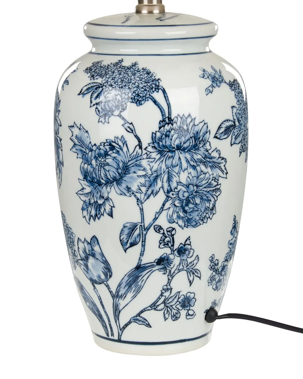 Table Lamp BELUSO Porcelain White/ Blue_883005