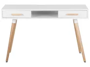 Home Office Desk FRISCO 120 cm 50 cm with Storage White_716370