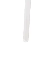 Set di 4 sedie da giardino con cuscini TACENO Metallo Bianco_1007768
