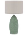 Keramická stolní lampa zelená OHIO_790779