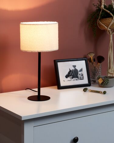 Boucle Table Lamp White VINAZCO