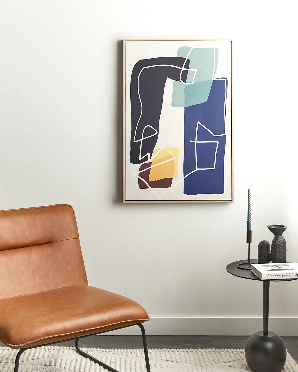 Obraz na płótnie FRISA 63 x 99 cm Motyw abstrakcyjny Kolorowy