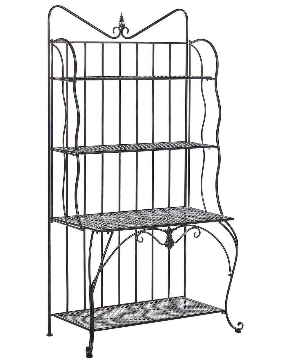 Regal PAVONA 94 cm 170 cm Metall Schwarz