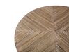 Tavolino da caffè legno di teak chiaro ⌀ 35 cm TULITA_703724