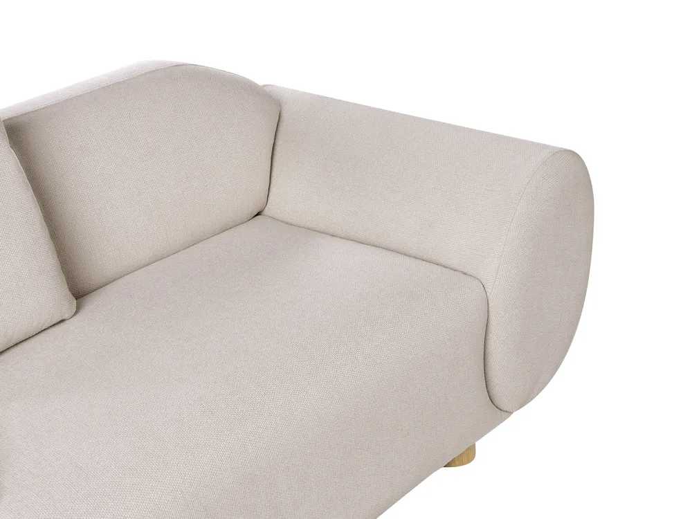 Sofa 2 Seater RINGEL Fabric Light Beige_1025359