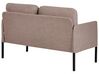 Sofa 2-osobowa brązowa LAHTI_930583