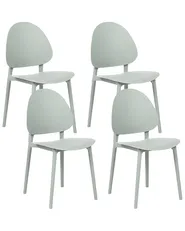 Set di 4 sedie da giardino CEARA Verde menta_1069701