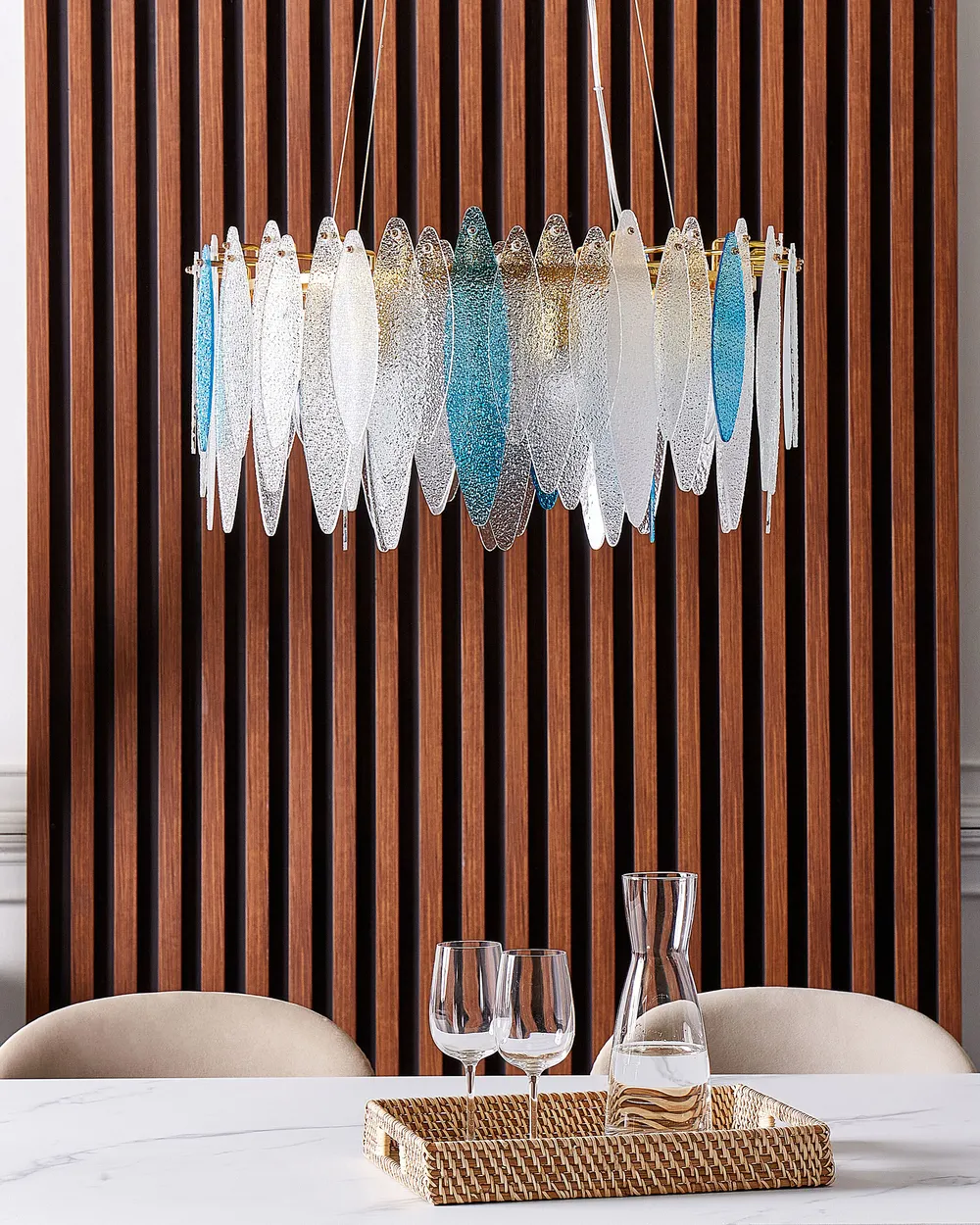 Chandelier MALACCA Glass Multicolour_882094