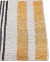 Bavlněný koberec 140 x 200 cm žlutý/černý KATRA_862960