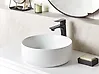 Countertop Basin CALIG ⌀ 360 mm Ceramic Off-White