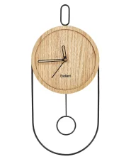 Zegar ścienny SIERRE 20 cm Jasnobrązowy_940883