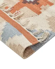Rug DILIJAN Multicolour 80 x 150 cm Kilim Cotton_869154