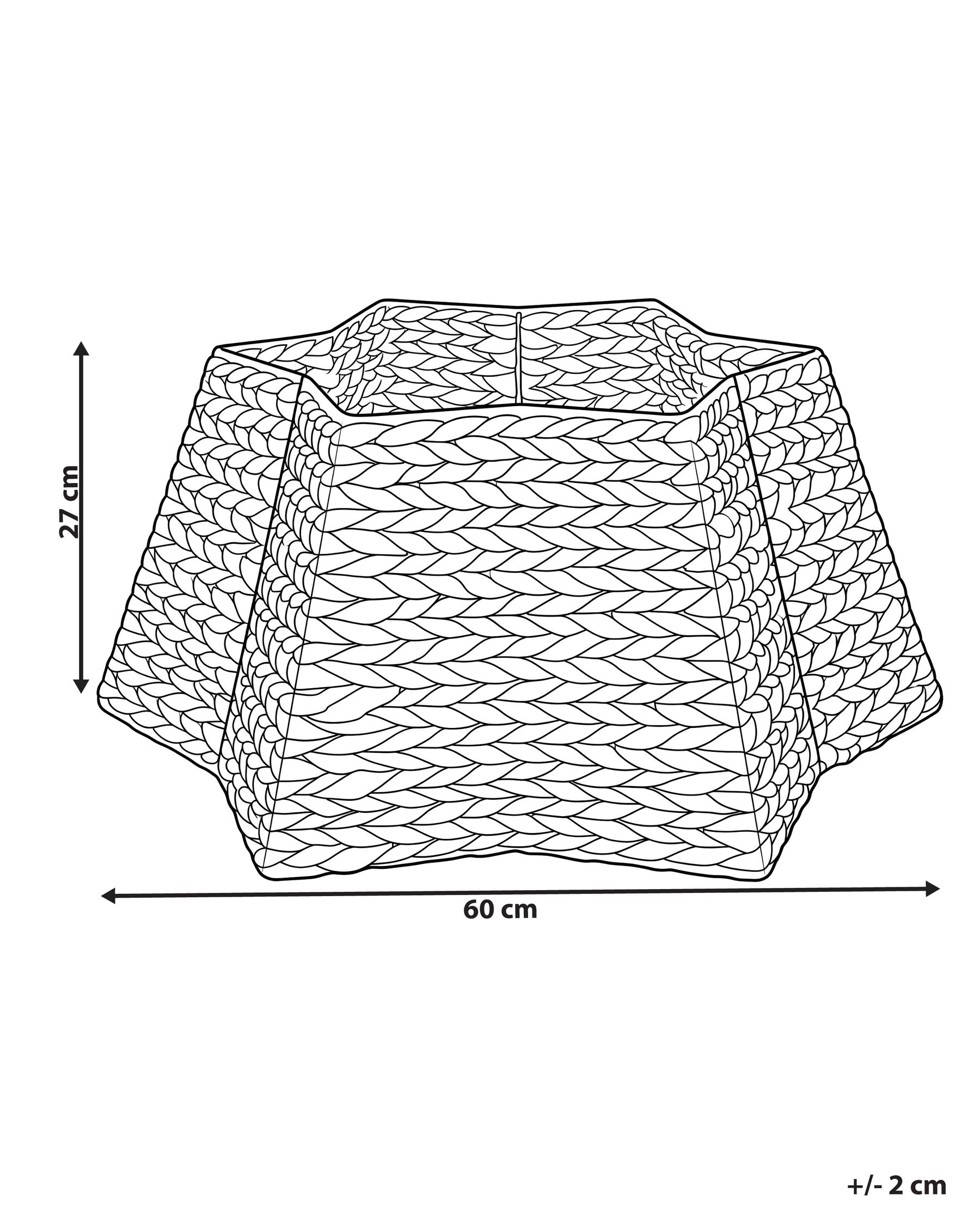 Karácsonyfa alátét EVIJARVI 60 cm Vízijácint Természetes_1173559