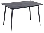 Extending Dining Table GELANDA Grey 120/160 cm 80 cm_886360