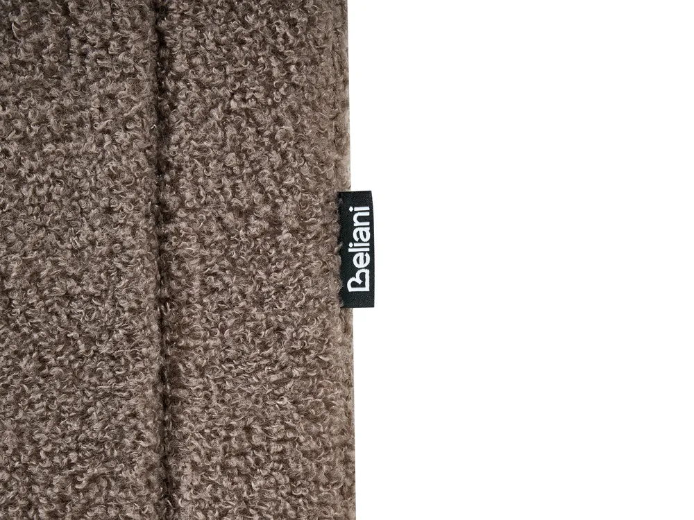 Ottoman Bed without Headboard DINAN Boucle Taupe 140 x 200 cm (EU Double)_1061933