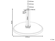 Parasol Base CANZO Round Beige 25 kg_1066097