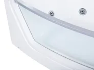 Corner Hot Tub with LED FUERTE 1750 x 850 mm White_717866