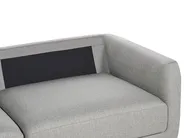 Sofa 3 Seater SIGTUNA Fabric Light Grey_897676