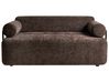 Sofa 2 Seater ELVA Chenille Dark Brown