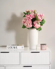 Artificial Flower Bouquet COLARES 62 cm Pink_1028458