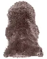 Faux Fur Rug MUNGO Brown 63 x 95 cm