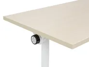 Składane biurko CAVI 120 cm 60 cm z kółkami Jasnobrązowy_922123