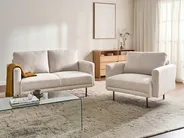 Poltrona BREDA Tessuto Beige chiaro_1078121
