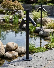 Outdoor LED Bollard Lamp FLUVIA Black_1103969