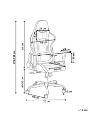 Gaming Stuhl VOLTIXA Kunstleder Schwarz_1133751