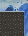Teppich blau 160 x 230 cm Flecken-Muster Kurzflor ODALAR_755394