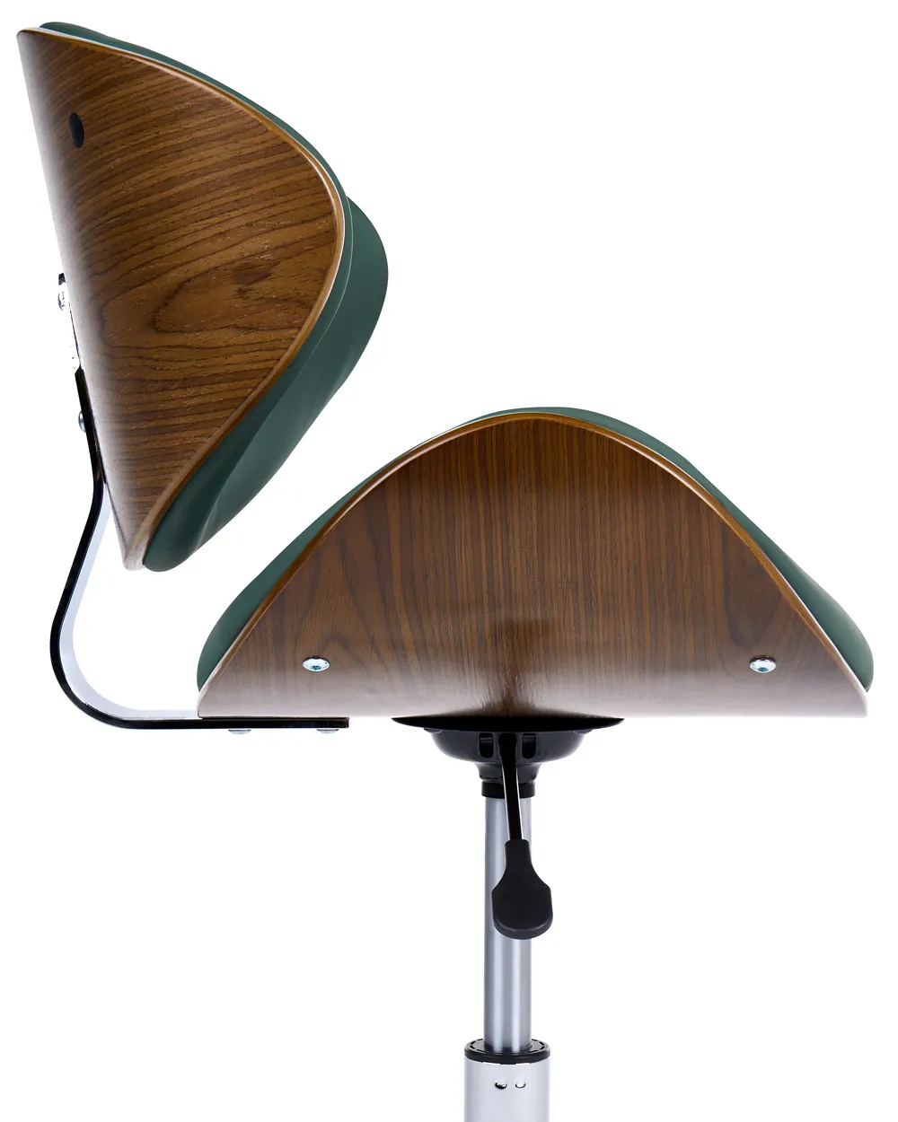 Desk Chair ROTTERDAM Faux Leather Green_1083852