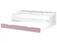 Trundle Bed Pine Wood EDERN 90 x 200 cm (EU Single) Pink_980355